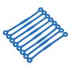 Andux Tennis Racket Vibration Dampeners Squash Racket Shock Absorber Silicone Tennis String Shock Damping Pack of 8 BZQ-05 (Blue) view 1