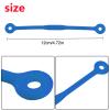 Andux Tennis Racket Vibration Dampeners Squash Racket Shock Absorber Silicone Tennis String Shock Damping Pack of 8 BZQ-05 (Blue) view 2