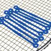 Andux Tennis Racket Vibration Dampeners Squash Racket Shock Absorber Silicone Tennis String Shock Damping Pack of 8 BZQ-05 (Blue) view 4