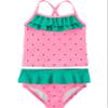 Carter's Baby Girl's Two-Piece Swimsuit Swimwear, Watermelon, 9 Months view 1