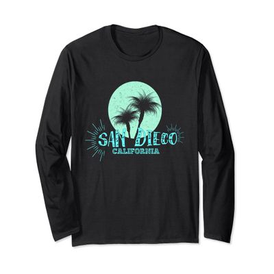 San Diego CA Shirt Fun California Vacation Long Sleeve