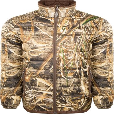 Drake Waterfowl LST Camo Double Down Layering Full Zip Realtree Max-5 XLarge