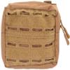 Mil-Tec Laser Cut MOLLE Belt Pouch - Small (Dark Coyote) view 1