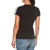 ARENA Women's Team T-Shirt Slim Fit Cotton Casual Tee Soft Comfortable Fabric for Beach Gym Exercise Training Sports Everyday Wear Lightweight Breathable, Black/White/Black, X-Small view 4