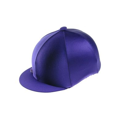 Capz Plain Lycra Cap Cover (One Size) (Purple)