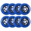 Rollerex VXT500 Inline Skate Wheels 8-Pack - 85A Durable Roller Blade Wheels for Indoor & Outdoor Skating - Fits Standard 608 Bearings (Deep Sea Blue, 72mm) view 1