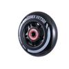 Rollerex VXT500 Inline Skate Wheels  8-Pack with Bearings, Spacers and Washers - Durable Replacement Roller Blade Wheels for Indoor & Outdoor Skating (72mm, Steel Black) view 2