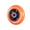 Rollerex VXT500 Inline Skate Wheels  2-Pack (Optional Bearings, Spacers and Washers) - Durable Replacement Roller Blade Wheels for Indoor & Outdoor Skating (Sunrise Orange, 72mm) view 2