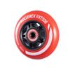 Rollerex VXT500 Inline Skate Wheels  8-Pack with Bearings, Spacers and Washers - Durable Replacement Roller Blade Wheels for Indoor & Outdoor Skating (80mm, Rocket Red) view 2