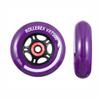 Rollerex VXT500 Inline Skate Wheels  2-Pack (Optional Bearings, Spacers and Washers) - Durable Replacement Roller Blade Wheels for Indoor & Outdoor Skating (Royal Purple, 72mm) view 1