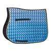 Cottage Craft Geometric Print Saddlecloth (Cob) (Blue) view 1