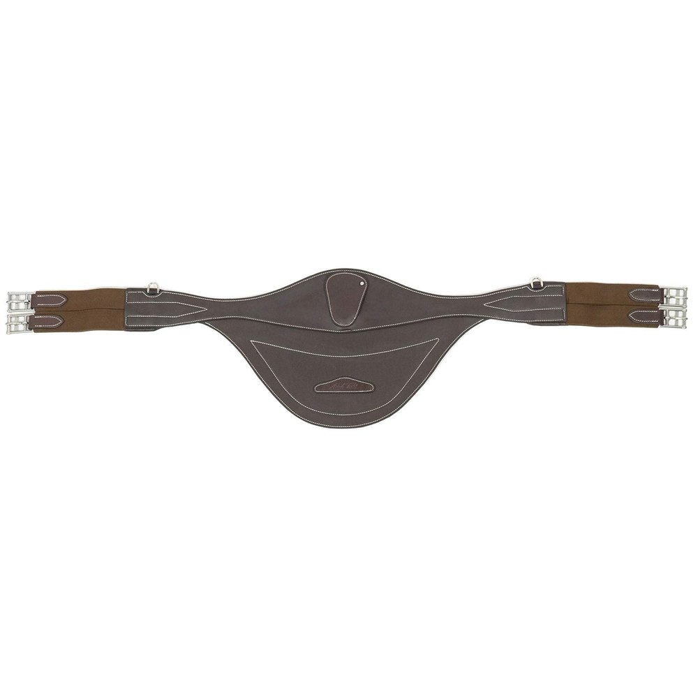 Mark Todd Stud Girth Deluxe Synthetic with Carbine Hook Girths 44 inch Havana