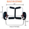 BKC UH-KC271 Two-Wheeled Cart for Kayaks, Stand Up Paddle Boards, Canoes - Easy Overland Transport at The Lake, Beach, or Reservoir view 4