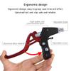 DISIWENE 1 Pair Bicycle Brake Lever, V-Brake Handlebar Aluminium Alloy Bike Brake Handle Universal 2.2cm for Most Bicycle, Road Bike, Mountain Bike (Red) view 4