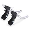 DISIWENE 1 Pair Bicycle Brake Lever, V-Brake Handlebar Aluminium Alloy Bike Brake Handle Universal 2.2cm for Most Bicycle, Road Bike, Mountain Bike (Silver) view 1