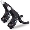 DISIWENE 1 Pair Bicycle Brake Lever, V-Brake Handlebar Aluminium Alloy Bike Brake Handle Universal 2.2cm for Most Bicycle, Road Bike, Mountain Bike (Black) view 1
