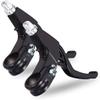 DISIWENE 1 Pair Bicycle Brake Lever, V-Brake Handlebar Aluminium Alloy Bike Brake Handle Universal 2.2cm for Most Bicycle, Road Bike, Mountain Bike (Black) view 2