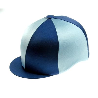 Capz Two-Tone Lycra Cap Cover (One Size) (Navy/Pale Blue)