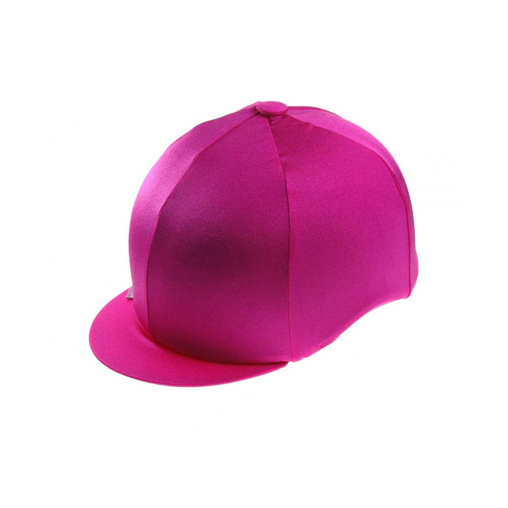 Capz Plain Lycra Cap Cover (One Size) (Cerise)