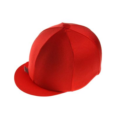 Capz Plain Lycra Cap Cover (One Size) (Red)