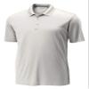 DRIEQUIP Mens Moisture Wicking Golf Polos-S-Silver view 1