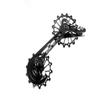 KCNC Road Cyclocross Gravel Bicycle Bike Rear Derailleur Oversized Pulley Wheel System Cage OSPW for Sram Red Force 10 11 Speed use(Black) view 2