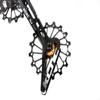 KCNC Road Cyclocross Gravel Bicycle Bike Rear Derailleur Oversized Pulley Wheel System Cage OSPW for Sram Red Force 10 11 Speed use(Black) view 3