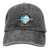 Adult Fishing Baseball Dad Hat Printed Longnose Gar Fish Design Black view 1