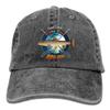 Adult Fishing Baseball Dad Hat Printed Brown Trout Fish Design view 1