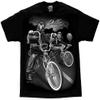 Cruising Lowrider Bike IT Clown Joker Cholo Gangster David Gonzales DGA T Shirt XXX-Large Black view 1