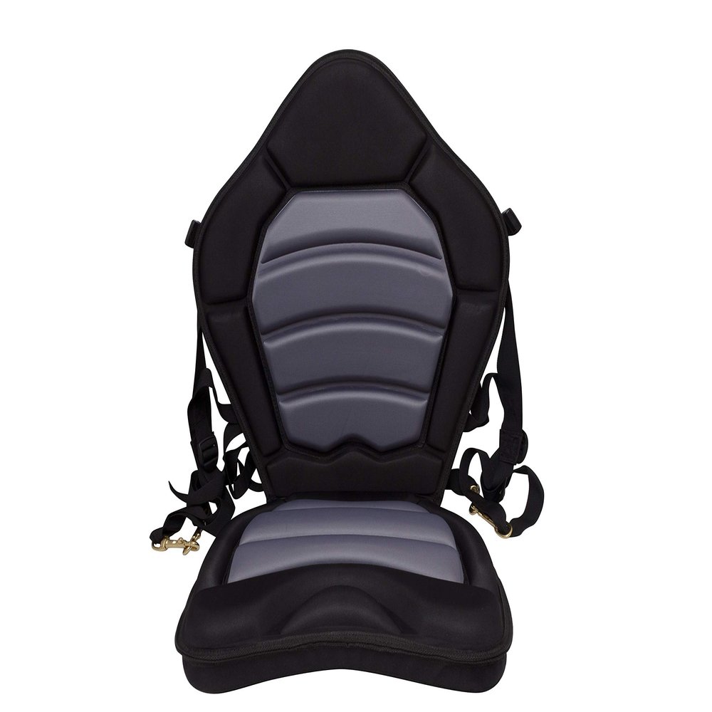 BKC PS277 Ultra Thick Pro Deluxe Memory Foam Kayak Seat for Comfort and Ergo-Fit Lumbar Support