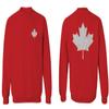 0085. Canadian Maple Leaf Flag Canada Pride Vintage Men's Crewneck Sweatshirt (Red, Small) view 1