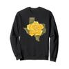 Awesome Yellow Rose Of Texas Pattern Flower Sweatshirt view 1