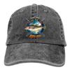 Adult Fishing Baseball Dad Hat Printed Atlantic Cod Fish Fish Design Black view 1