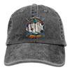 Adult Fishing Baseball Dad Hat Printed Atlantic Spadefish Fish Design Black view 1