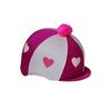 Capz Heartz & Pom Pom Motif Cap Cover (One Size) (Purple/Lilac) view 2