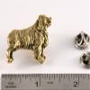 Clumber Spaniel Pin, Full Body, Gold Plated, DG356F, 1 1/2 Inches, Handmade in the USA, Clumber Spaniel Gift, Realistic, Cute Pin, Metal, Lapel Pins, Hat Pin, Brooch, Gift, Over 90 Dog Breeds Available view 2