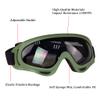 Aoutacc Airsoft Half Face Mask Steel Mesh and Goggles Set, Tactical Masks Protection Gear for Paintball BBS CS Nerf Game Cosplay Halloween Costume Accessories (ArmyGreen) view 4