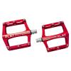 UPANBIKE Mountain Bike Bearing Pedals 9/16'' Spindle Aluminum Alloy Flat Platform for BMX MTB Road Bicycle (Red) view 1