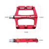 UPANBIKE Mountain Bike Bearing Pedals 9/16'' Spindle Aluminum Alloy Flat Platform for BMX MTB Road Bicycle (Red) view 2