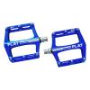 UPANBIKE Mountain Bike Bearing Pedals 9/16'' Spindle Aluminum Alloy Flat Platform for BMX MTB Road Bicycle (Blue) view 1