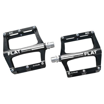 UPANBIKE Mountain Bike Bearing Pedals 9/16'' Spindle Aluminum Alloy Flat Platform for BMX MTB Road Bicycle (Black)