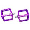 UPANBIKE Mountain Bike Bearing Pedals 9/16'' Spindle Aluminum Alloy Flat Platform for BMX MTB Road Bicycle (Purple) view 1