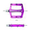 UPANBIKE Mountain Bike Bearing Pedals 9/16'' Spindle Aluminum Alloy Flat Platform for BMX MTB Road Bicycle (Purple) view 2