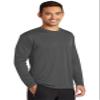 Port & Company Performance Long Sleeve Tee | UPF 50 Athletic Workout Clothing for Spring & Summer | PC380LS, Charcoal, 4X-Large view 2