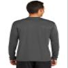 Port & Company Performance Long Sleeve Tee | UPF 50 Athletic Workout Clothing for Spring & Summer | PC380LS, Charcoal, 4X-Large view 4