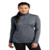 SPORT-TEK Women's PosiCharge Competitor Quarter Zip Pullover, Grey Concrete, Medium view 1