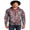 SPORT-TEK Unisex Sport-Wick Mineral Freeze Fleece Hooded Pullover, Deep Red, X-Small view 1