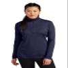 SPORT-TEK Women's PosiCharge Competitor Quarter Zip Pullover, True Navy, Medium view 1