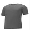 SPORT-TEK Unisex PosiCharge Competitor Cotton Touch Tee | Gym Shirt for Men & Women, Spring & Summer Fashion Workout Clothing Dark Smoke Grey view 4